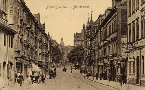Freiberg sachsen - ak, in