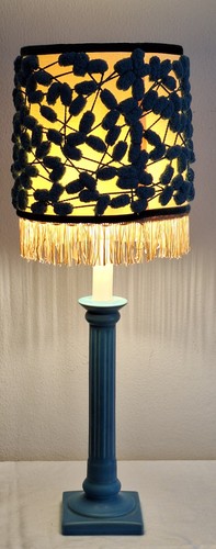Tischlampe 80er keramikfuß - tischlampe,