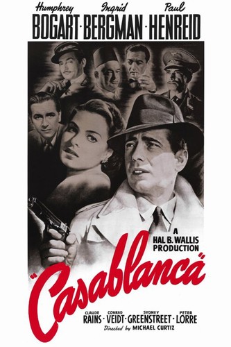 Casablanca filmposter - casablanca,