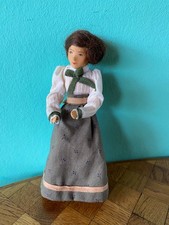 Dame  Frau Erna Meyer Biegepuppe Puppe Puppenstube 1:12 dollhouse doll