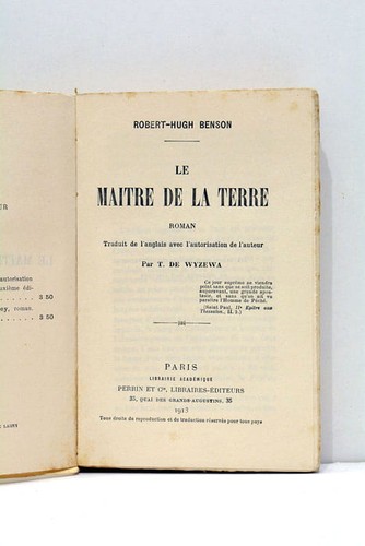 Maître la terre - le, de