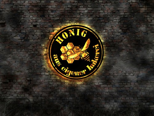 Imker honig aus eigener - aus,