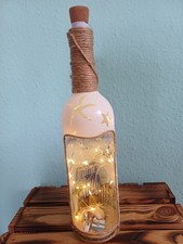 LED Leuchtflasche Strandkorb