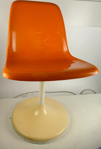 Orange stuhl tulpe kunststoff - orange,