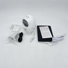 YESKAMOU 3K 5MP Überwachungskamera Akku drahtlose WiFi Außenkamera, 360° PTZ-Übe