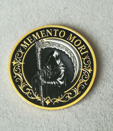 Medaille memento mori carpe - medaille,