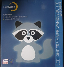 LED Kinderzimmer Wandleuchte - Waschbär *NEU & OVP*