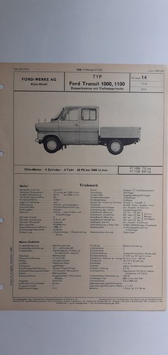 Ford transit 1000 - /, 1100