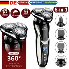 5-In-1 Elektrorasierer Herrenrasierer Akku Rasierer Nass&Trocken Rasierapparat