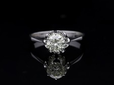 Top Preis Ring 0,85 ct. Brillant Diamant 750 Gold 18 Karat Deta Schmuck