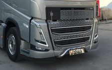 1-teilig Edelstahl Lobar 60mm-Dicke 2mm passend für Volvo FH4-FH5 / mit 3 LEDs