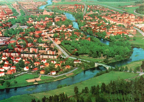 Ansichtskarte arboga - ansichtskarte;,