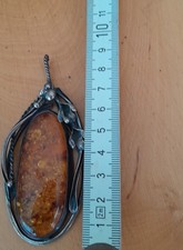 Bernsteinanhänger Silber 9,5