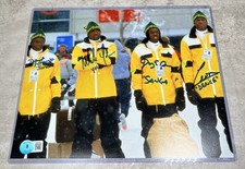 Cool Runnings Junior Yul Sanka Derice Cast signiert 8x10 Beckett Echtheitszertifikat