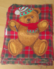 Baumwollstoff , rot kariert