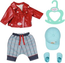 BABY born Little Cool Kids Outfit 4 tlg. Set Puppen Kleidung Jacke hose 43cm ✅