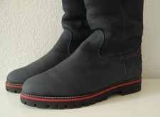 Panama Jack Lammfellstiefel, Wildleder, dunkelblau, Gr. 40