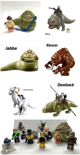 Rancorfigur jabbafigur dewback - rancorfigur,