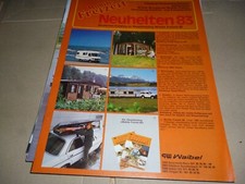 Mobile Freizeit Katalog 1982/83 Infomaterial Prospekt Wohnmobil Wohnwagen etc.