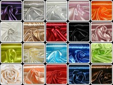 Satin Meterware für Dekoration,Kostüme,Bekleidung uvm.