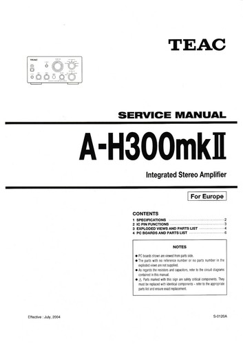 Service manual anleitung für - service, manual-anleitung