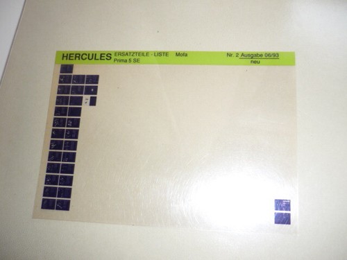 Microfiche ersatzteilkatalog - microfiche,
