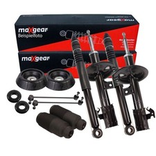 4x MAXGEAR Stoßdämpfer + Domlager Stabi Rep-Satz für AGILA B SWIFT 3 MZ OPEL