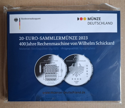 Euro silbermünze 400 - 20-euro-silbermünze, "400