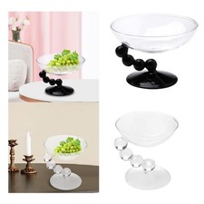 Glas Dessertschale Retro Style Elegant Dessertbecher für Joghurt Pudding Salat