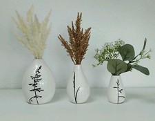 Kleines Vasenset von DEPOT | Mit Gräsern, 3-tlg.