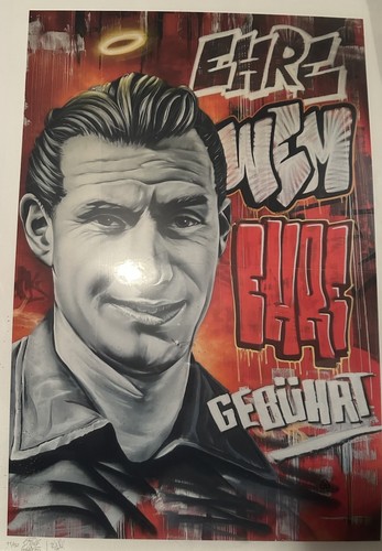 Fritz walter potrait - potrait, „ehre