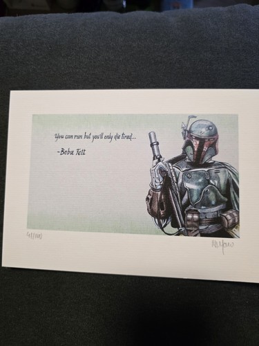 Star wars lithographie angel - star,