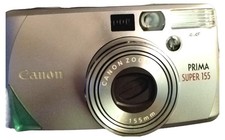 Canon PRIMA SUPER 155 Analogkamera Silber Point & Shoot Filmkamera