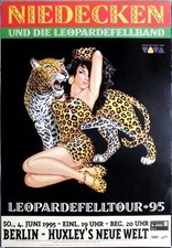 NIEDECKEN - BAP - 1995 - Live In Concert - Leopardenfell Tour - Poster - Berlin