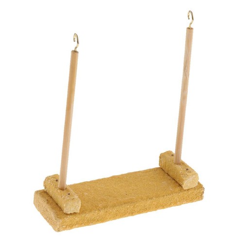 Natürliche holz vögel barsch - vögel,
