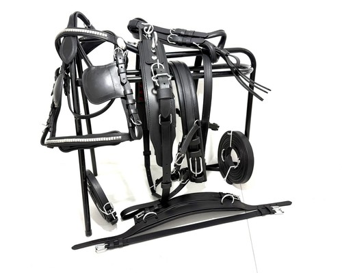 Fahrgeschirr pony leder trense - pony,