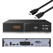 MK Digital HD-S3 1080p FULL HD Sat Receiver Scart, HDMI, EPG USB Mediaplayer Ast