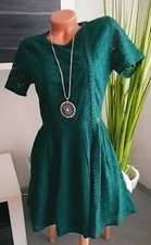 Superdry Kleid Ella Lace Panelling Dress grün 8 / XS 10 / S 12 / M 14 / L 16 /XL