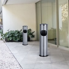 2x Aschenbecher Mülleimer