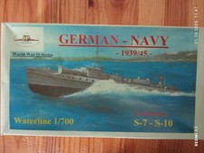 HP-Models 1/35 deutsche Schnellboote S-7 bis S-10 1939-1945 OVP aus Exposyresin