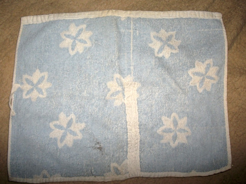 Vintage handtuch blau - vintage,