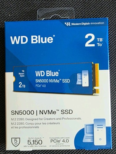 Blue sn5000 2tb nvme - wd,