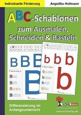 ABC-Schablonen zum Ausmalen, Schneiden und Basteln:... | Buch | Zustand sehr gut