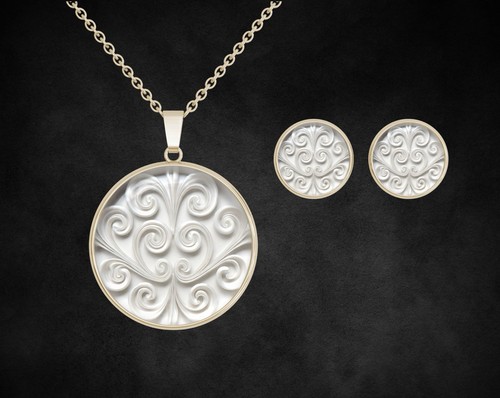 Schmuck set schmuckset weiß - set,