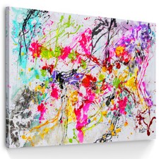 Leinwand Bild Bunt Abstrakt Wandbilder XXL Wohnzimmer Max. 180x120x4cm  4082A