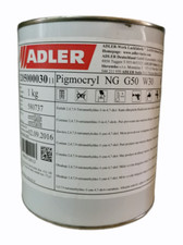 (14€/kg) Adler Pigmocryl NG G50 W30 Basis zum tönen 1Kg