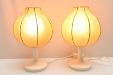 Paar Tulip Cocoon Nachttischleuchten Lampen original 60er Jahre TOP Zustand