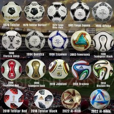 Legendary Soccer Match Ball Replica – 1970–2024 Styles – Size 5