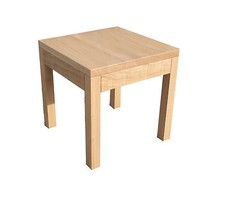  Beistelltisch Eiche massiv