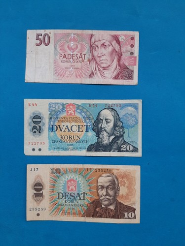 20 50 korun - 1, 10+20+50
